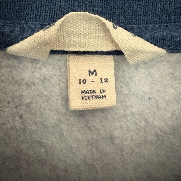 Lands’ End Kids Navy Blue Quarter Zip Size M - Picture 5 of 7